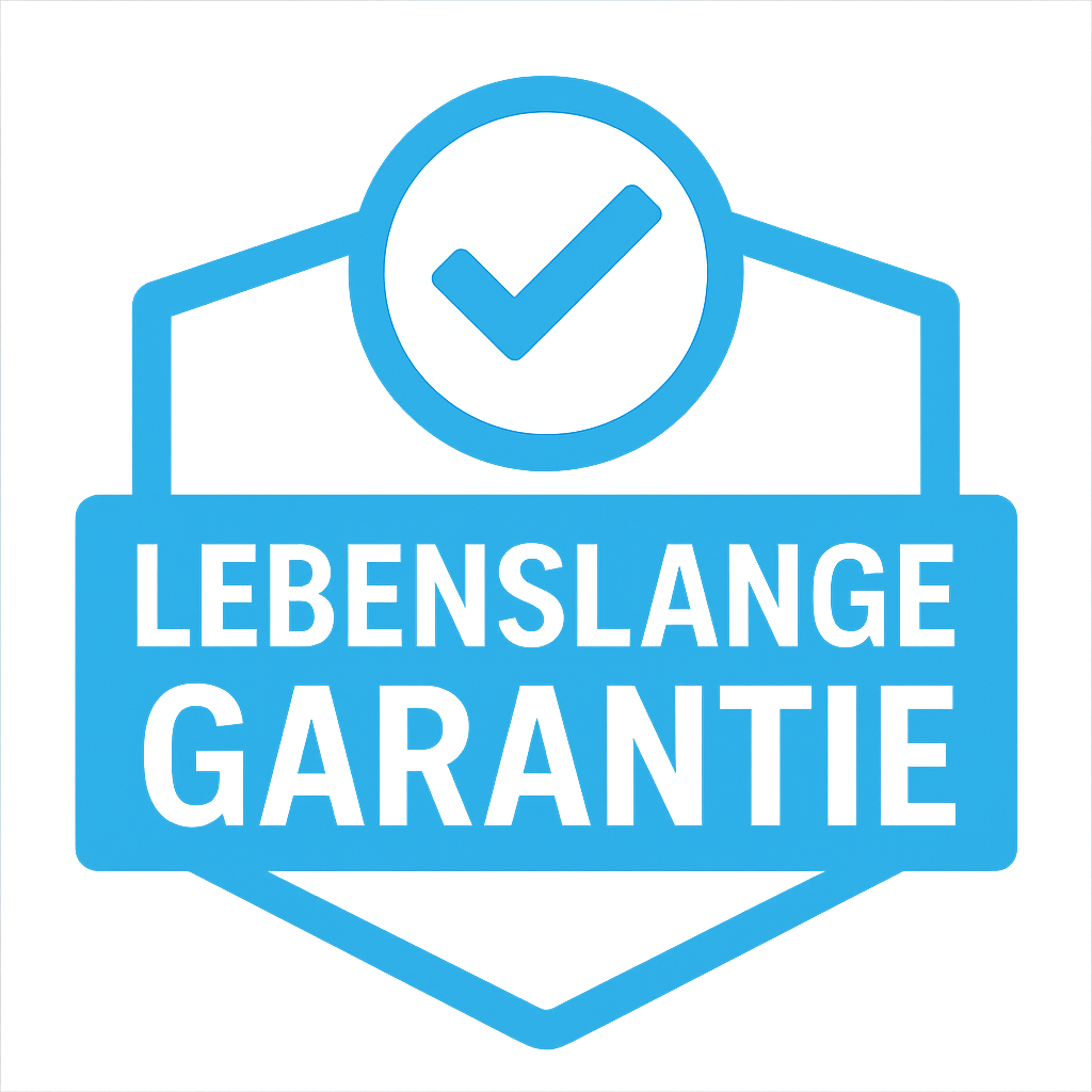 Lebenslange Garantie