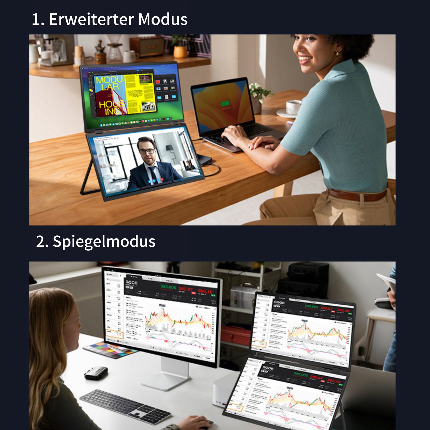 BuddyonScreen X2 Premium Dualscreens