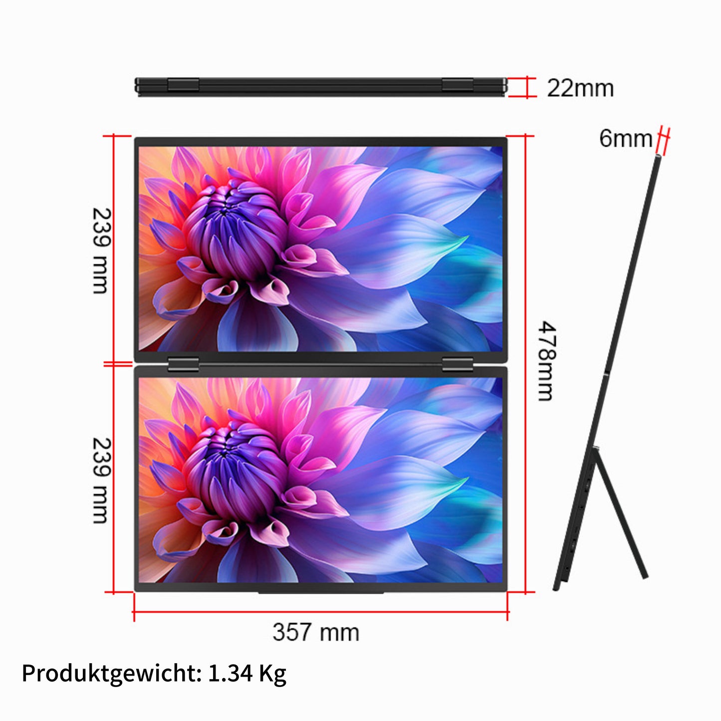 BuddyonScreen X2 Premium Dualscreens